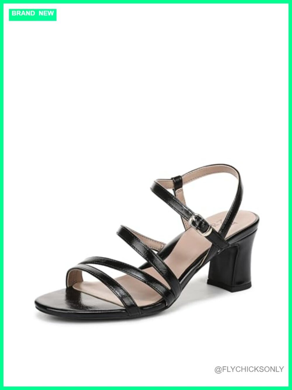 Strappy Block Heel Sandals Open Toe Ankle Strap Dress Shoes